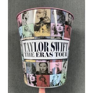 Taylor Swift Eras Tour Popcorn Bucket Concert Memorabilia Dorm Decor Collectible